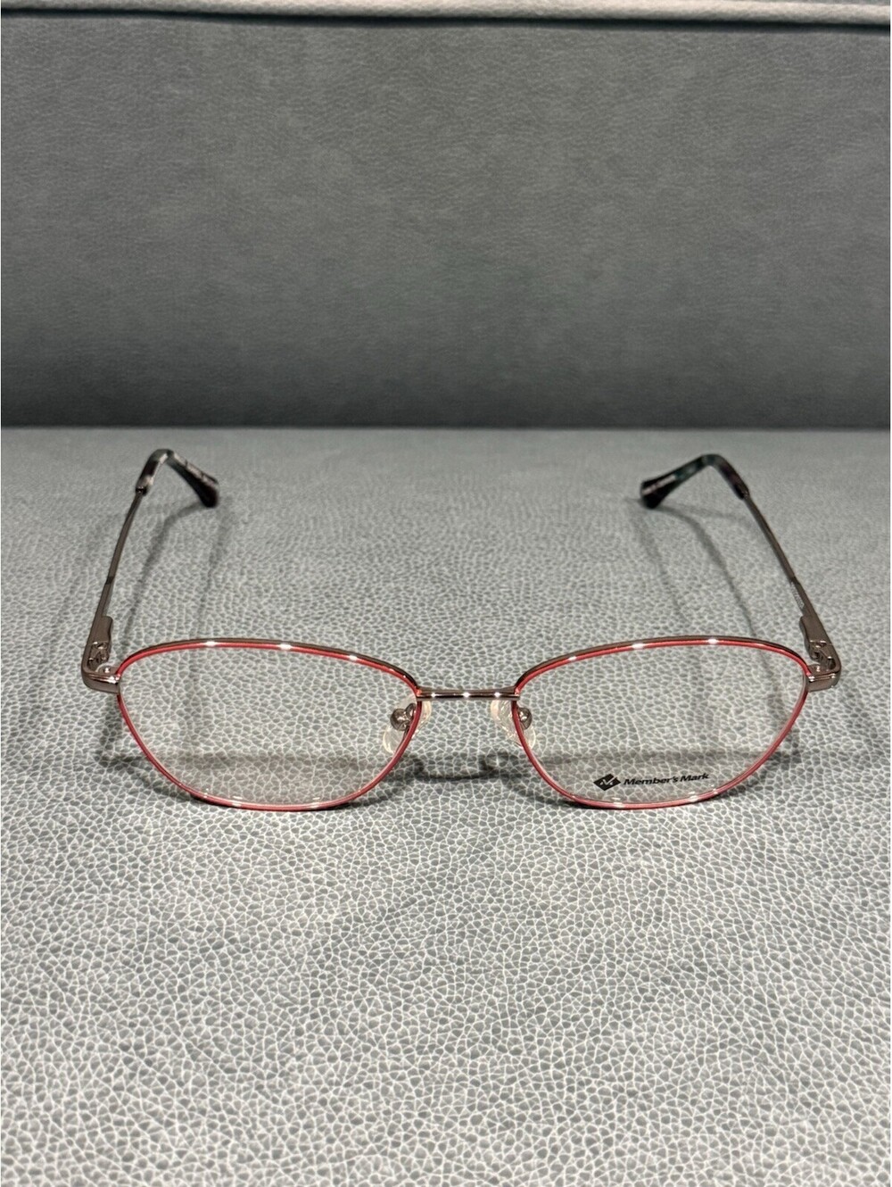 Members Mark Eyeglasses MM5030 Gunmetal/Red Frames 54-17-140